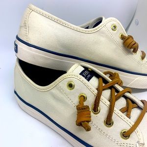 Sperry shoes - Top Sider seacost sneaker un lightest beige
